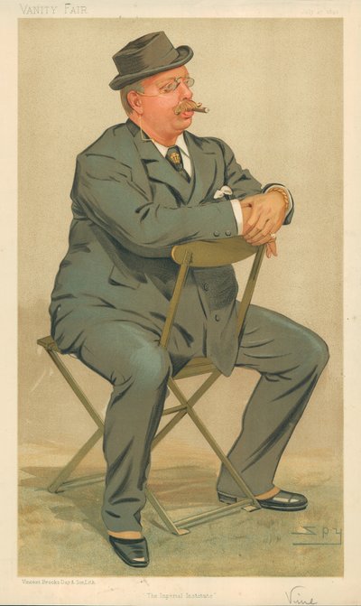 JRSヴァイン卿、帝国研究所、1893年7月27日、バニティフェア漫画 作： Leslie Matthew Ward