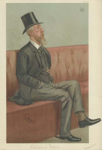 The Duke of Devonshire（カラーリトグラフ 作： Leslie Matthew Ward