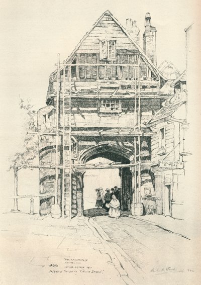 ゲートハウスロチェスター、1925年 作： Leslie Matthew Ward