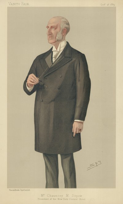 Hon Cauncey Mitchell Depew 作： Leslie Matthew Ward