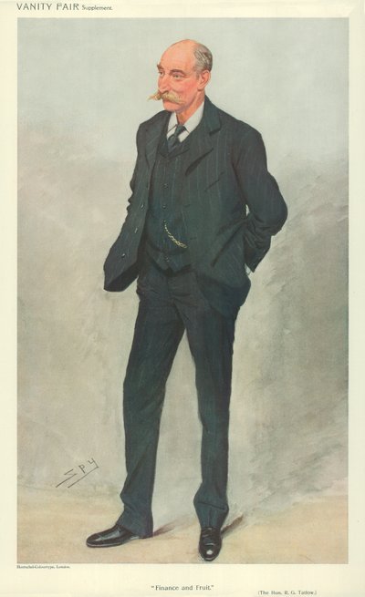 Hon Robert Garnett Tatlow、グラスゴー、1909年6月16日、バニティフェア漫画 作： Leslie Matthew Ward