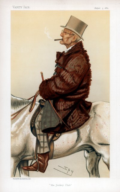 ジョッキークラブ、1882 作： Leslie Matthew Ward