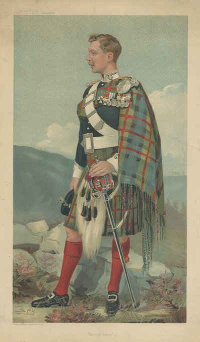The Marquess of Tullibardine（カラーリトグラフ 作： Leslie Matthew Ward