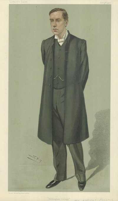 The Rev Bertram Pollock（カラーリトグラフ 作： Leslie Matthew Ward