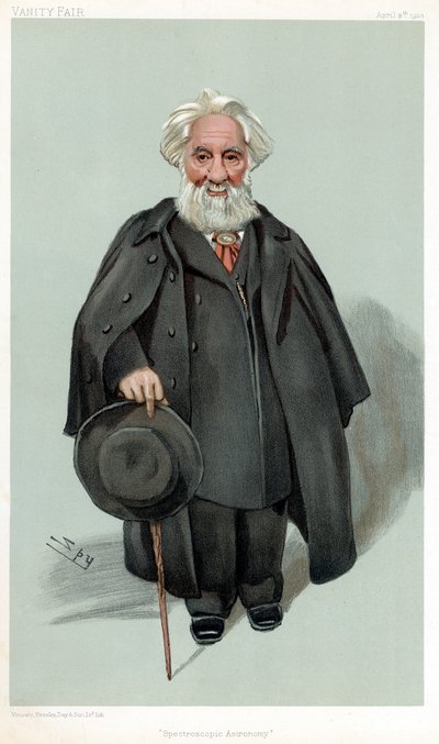 ウィリアム・ハギンズ、イギリスの天文学者、分光学者、1903 作： Leslie Matthew Ward