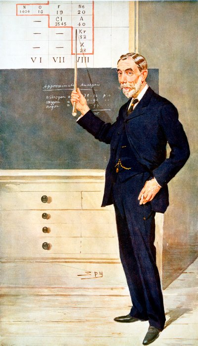 ウィリアムラムゼイ、スコットランドの化学者、1908年 作： Leslie Matthew Ward