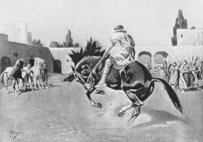 バジル、私は野生の馬を壊す（リトグラフ） 作： Leslie Mosley