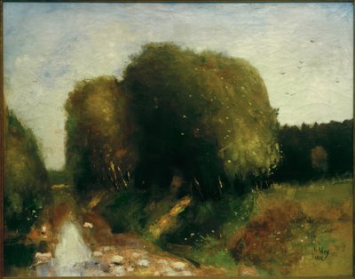 川の風景 作： Lesser Ury