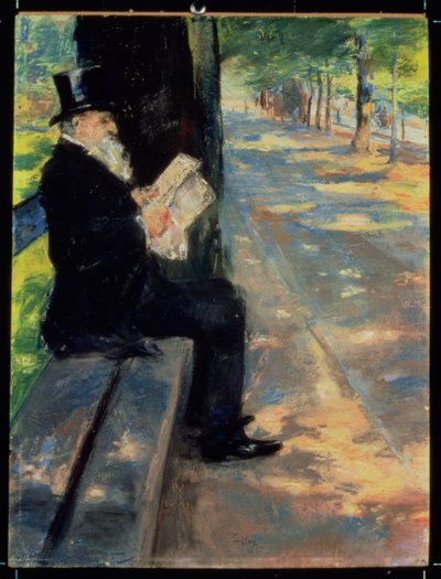 動物園の紳士、1900年頃 作： Lesser Ury