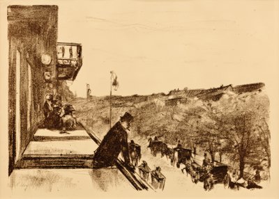コーヒーテラスウンターデンリンデン 作： Lesser Ury