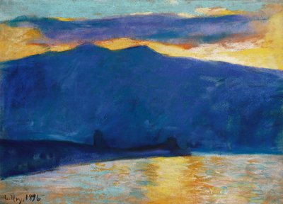 日の出、1896 作： Lesser Ury