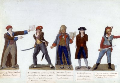 フランス革命の段ボールキャラクター 作： Lesueur Brothers