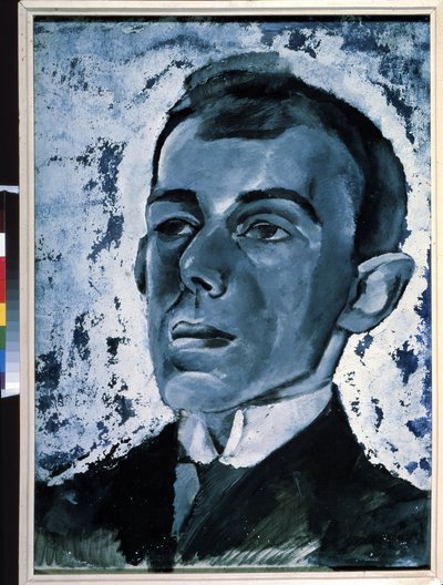 《詩人オシップ・マンデルスタムの肖像（1891-1938）》レフ・アレクサンドロヴィッチ・ブルーニ作（1894-1948） 個人蔵 作： Lev Aleksandrovitc Bruni