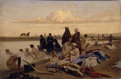 僧侶。誤って立ち往生、1870年代 作： Lev Grigoryevich Solovyev