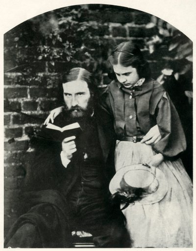ジョージマクドナルドと彼の娘リリアスコットマクドナルド、c1863、1948。 作： Lewis Carroll