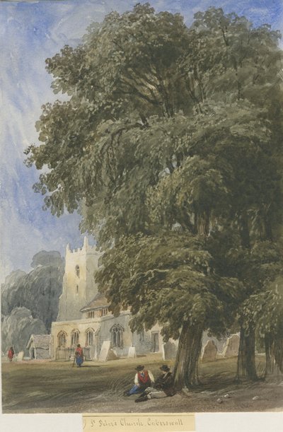 キャバーズウォール教会：水彩画、nd [c1830-1840]（絵画） 作： Lewis John Wood