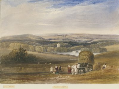 グリーンウェイ銀行：水彩画、nd [c1830-1840] 作： Lewis John Wood