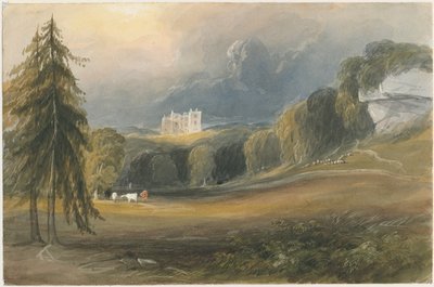ウットンロッジ：水彩画、ND [c1830-1840] 作： Lewis John Wood