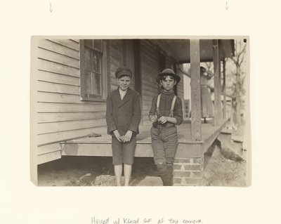 [サウスカロライナ州チェスター、モリス・スモールとジョン・ルイス]。 作： Lewis W. Hine