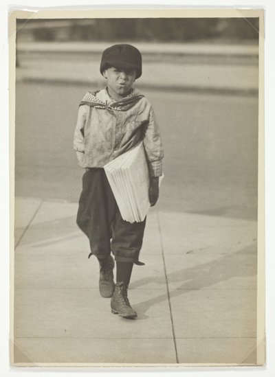 ダニー・マーキュリオ、150ショッツ・アレイ、ワシントンD.C. 作： Lewis Wickes Hine