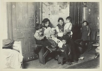 イタリアン・ファミリー, シカゴ 作： Lewis Wickes Hine