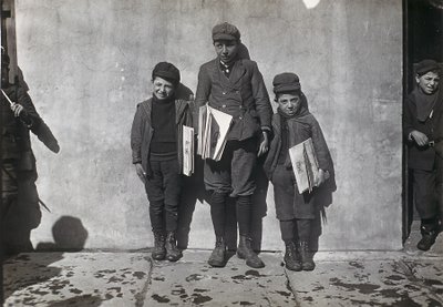 ジョンペント、ハートフォード、コネチカット、1909年3月 作： Lewis Wickes Hine