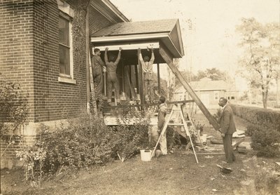 無題」1935年頃 作： Lewis Wickes Hine