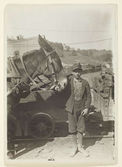 ウェストバージニア炭鉱のヤングドライバー 作： Lewis Wickes Hine