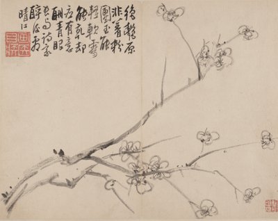 開花梅のアルバム、1742年。 作： Li Fangying