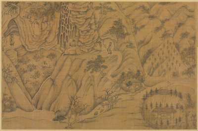 1100 年代から 1200 年代にかけて、竜面の眠れる龍山脈に住んでいました。 作： Li Gonglin