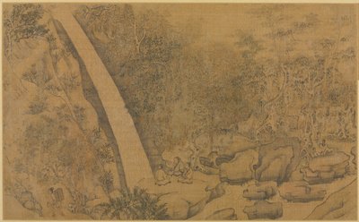 1100 年代から 1200 年代にかけて、竜面の眠れる龍山に住んでいました。 作： Li Gonglin