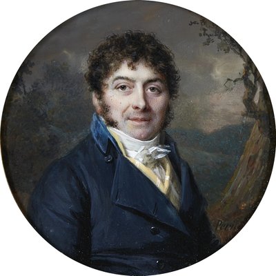 マルク＝アントニー・デザジェ（1772-1827）の肖像 作： Lié Louis Périn-Salbreux