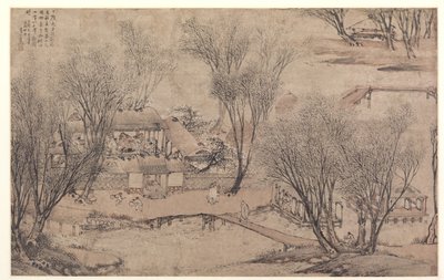 ストーンレイクの村での元旦 作： Li Shida