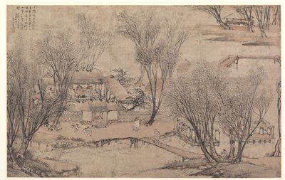1609年、ストーンレイクの村で元旦。 作： Li Shida