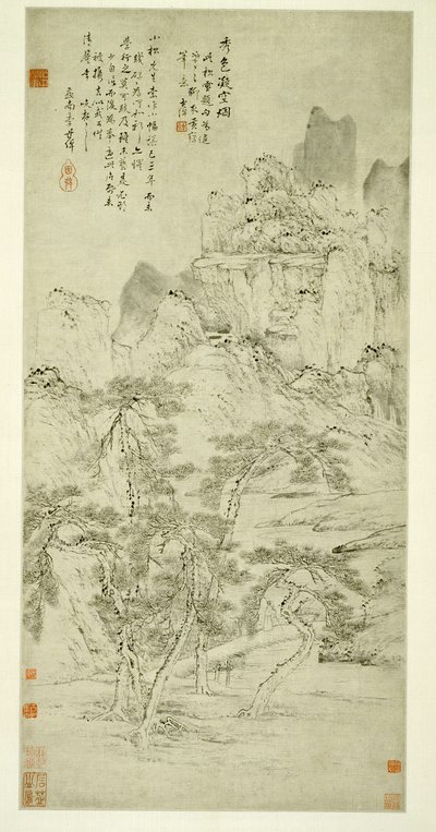 風景：霧に凍った美しい風景 作： Li Shizhuo