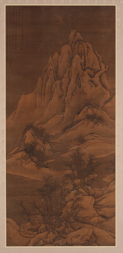 郭熙の雪景図 清時代 1702年 作： Li Yin