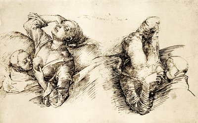 眠っている女性の研究 作： Liberale da Verona