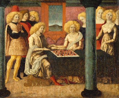 チェスプレーヤー、ca。 1475年。 作： Liberale da Verona