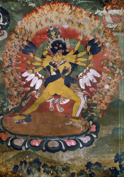 インド、ラダック、ヘミスのラマイスト僧院の古代壁画 作： Unbekannt Unbekannt