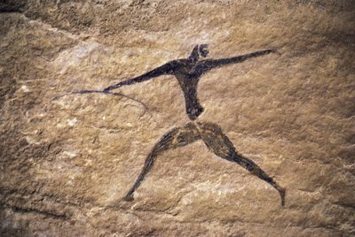 弓矢、洞窟画、タッシリ・ナジェール（ユネスコ世界遺産登録 作： Unbekannt Unbekannt