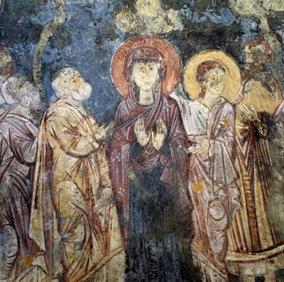 ギリシャ・クレタ島のアリカンポスにある教会のフレスコ画（写真 作： Unbekannt Unbekannt