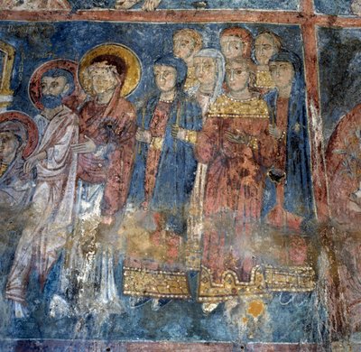 ギリシャ・クレタ島のアリカンポスにある教会のフレスコ画（写真 作： Unbekannt Unbekannt