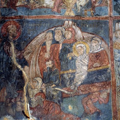 ギリシャ・クレタ島のアリカンポスにある教会のフレスコ画（写真 作： Unbekannt Unbekannt