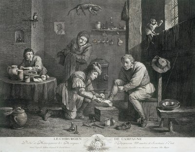 一般診療 The Country Surgeon」1747年頃 作： Unbekannt Unbekannt