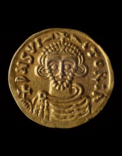 アレキ王子の金貨（長方形） 8世紀 ロンバルドのコイン 作： Unbekannt Unbekannt