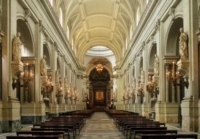 イタリア、シチリア州、パレルモ、大聖堂、内部、身廊 作： Unbekannt Unbekannt