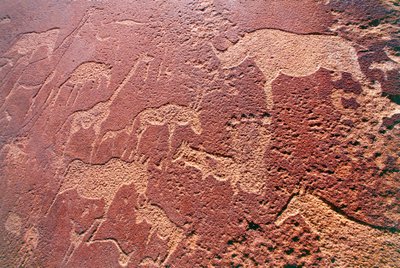 Namibia, Damaraland Wilderness Area, Twyfelfontein, Brandberg Mountains, Stone Age Rock Engraving 作： Unbekannt Unbekannt