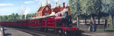 ストーン・ジャンクションに入るノース・スタッフォードシャー鉄道の列車 作： Unbekannt Unbekannt