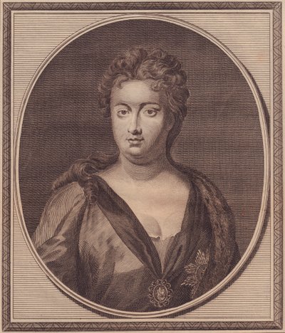 イギリス女王アン・スチュアート（1665-1714）の肖像、G・クネラーの絵画からジョン・ゴールダー（1729-1795）による銅版画 作： Unbekannt Unbekannt