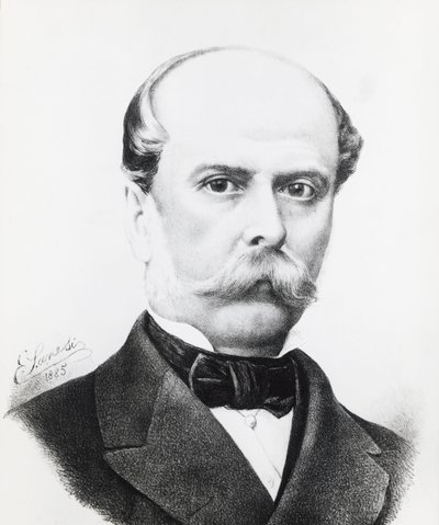 イタリアの解剖学者・病理学者Filippo Pacini（1812-1883）の肖像画 作： Unbekannt Unbekannt